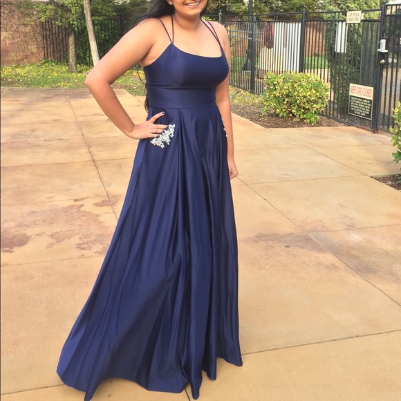 Blondie Nites Dresses & Skirts - blue prom dress Blondie Nites Dresses & Skirts - blue prom dress